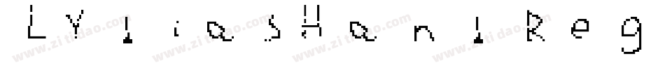 LydiasHand Regular字体转换